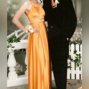 Orange Prom / Cocktail Formal Dress (Floor Length)